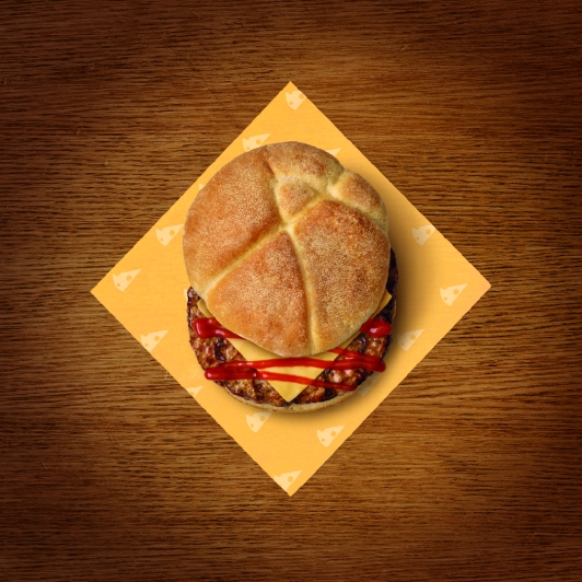 Rollover Cheeseburger